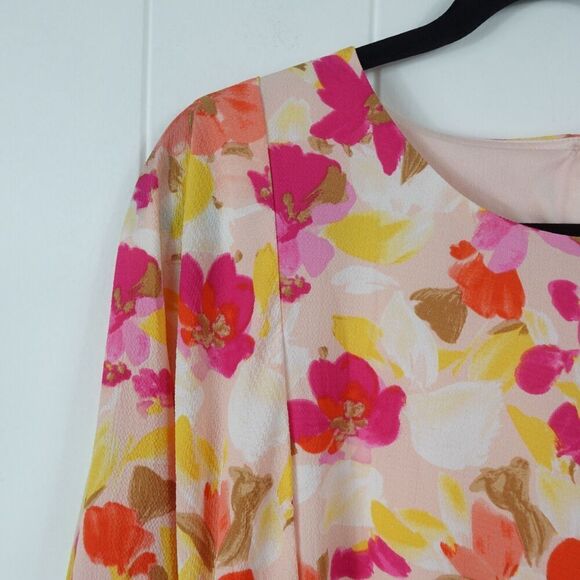 Jessica Howard Womens Floral Fit & Flare Dress Size 14 - Picture 4 of 12